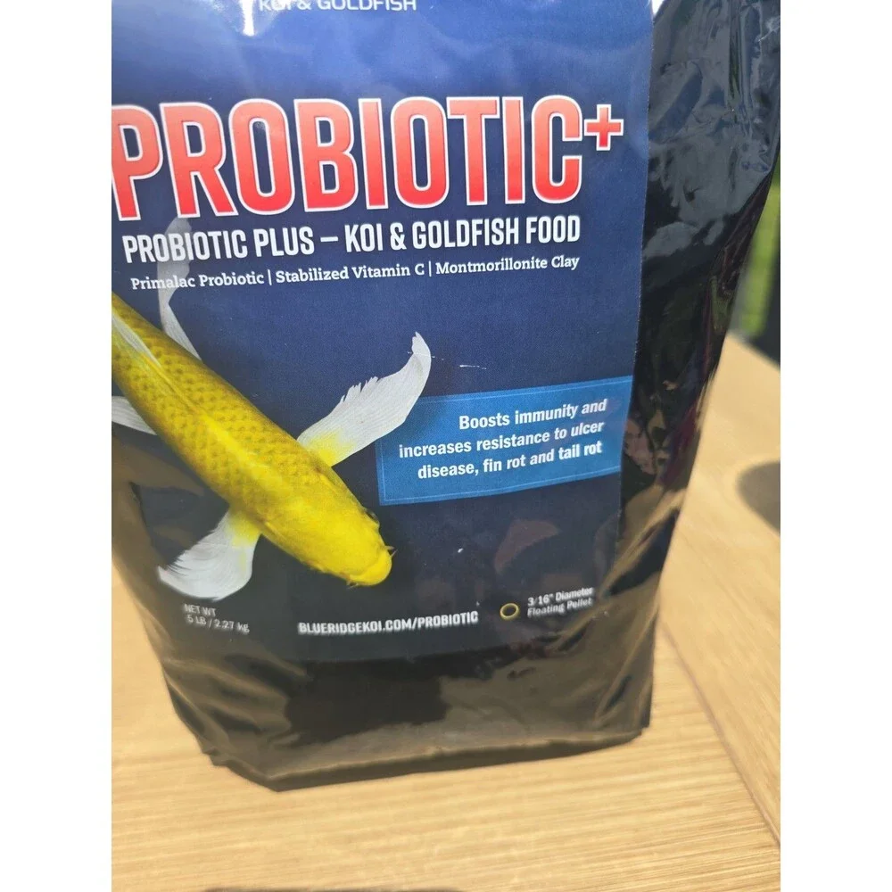 Blue Ridge Probiotic Plus Koi & Goldfish Food 5 lbs - Picture 2 of 5